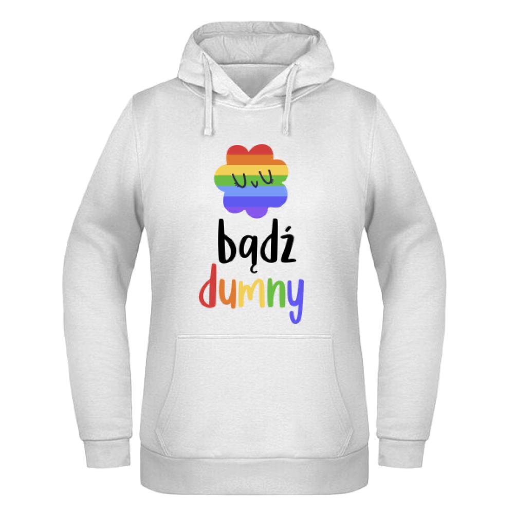 LGBT+ Bądź dumny bluza damska z kapturem