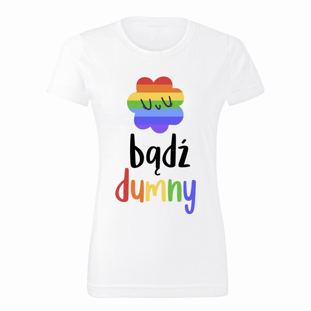 LGBT+ Bądź dumny koszulka damska