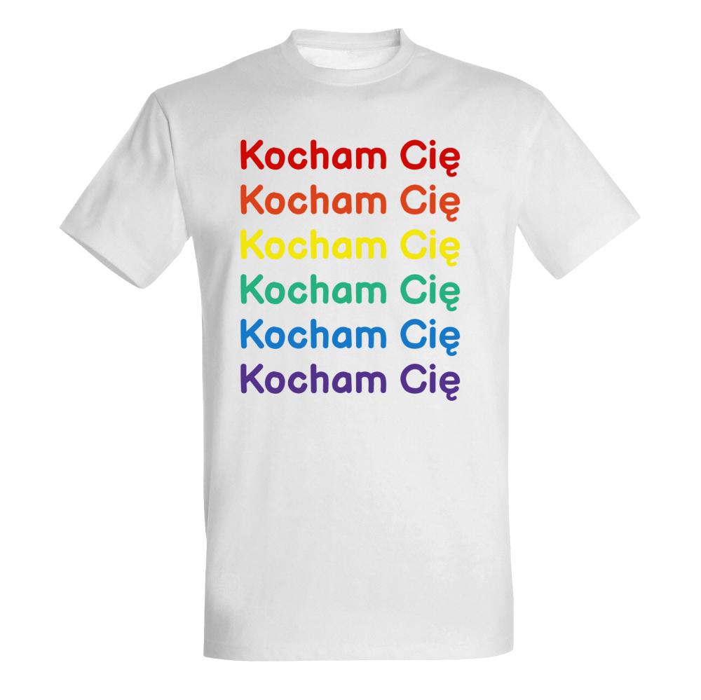 LGBT+ Kocham Cię koszulka męska