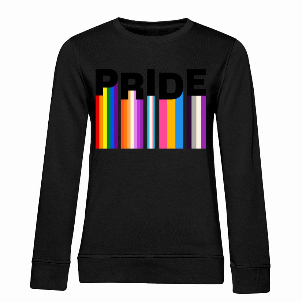 LGBT+ Pride 2 bluza damska bez kaptura kolor miętowo zielony
