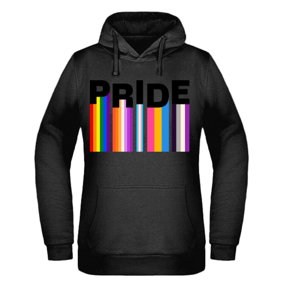 LGBT+ Pride 2 bluza damska z kapturem kolor różowy