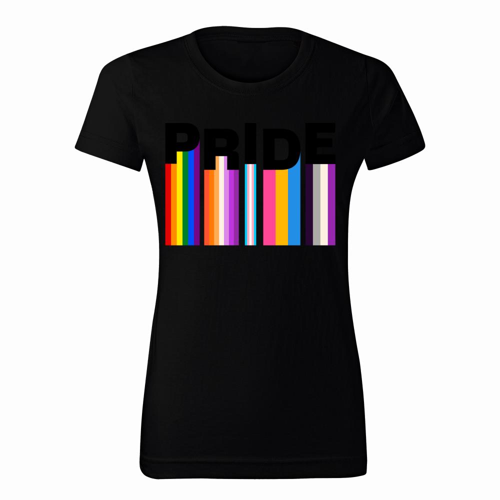 LGBT+ Pride 2 koszulka damska kolor różowy