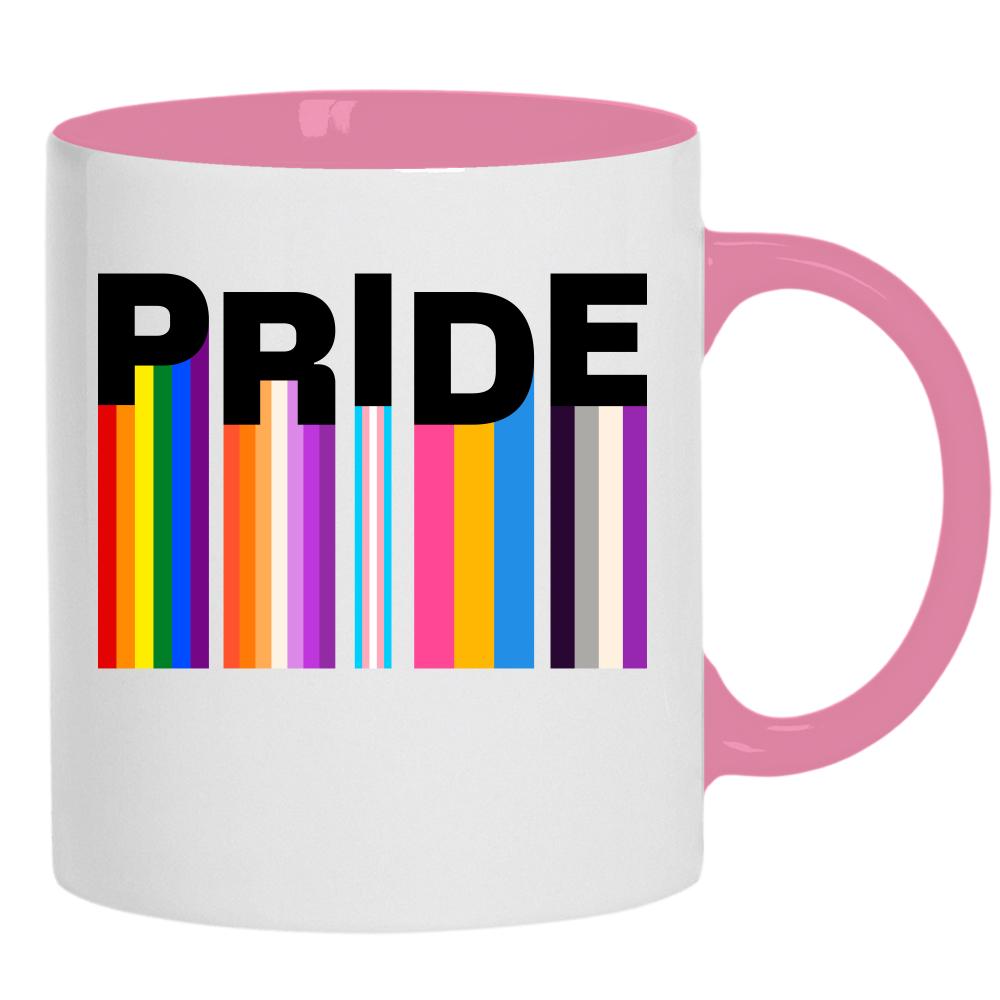LGBT+ Pride 2 kubek ucho kolor kolor różowy