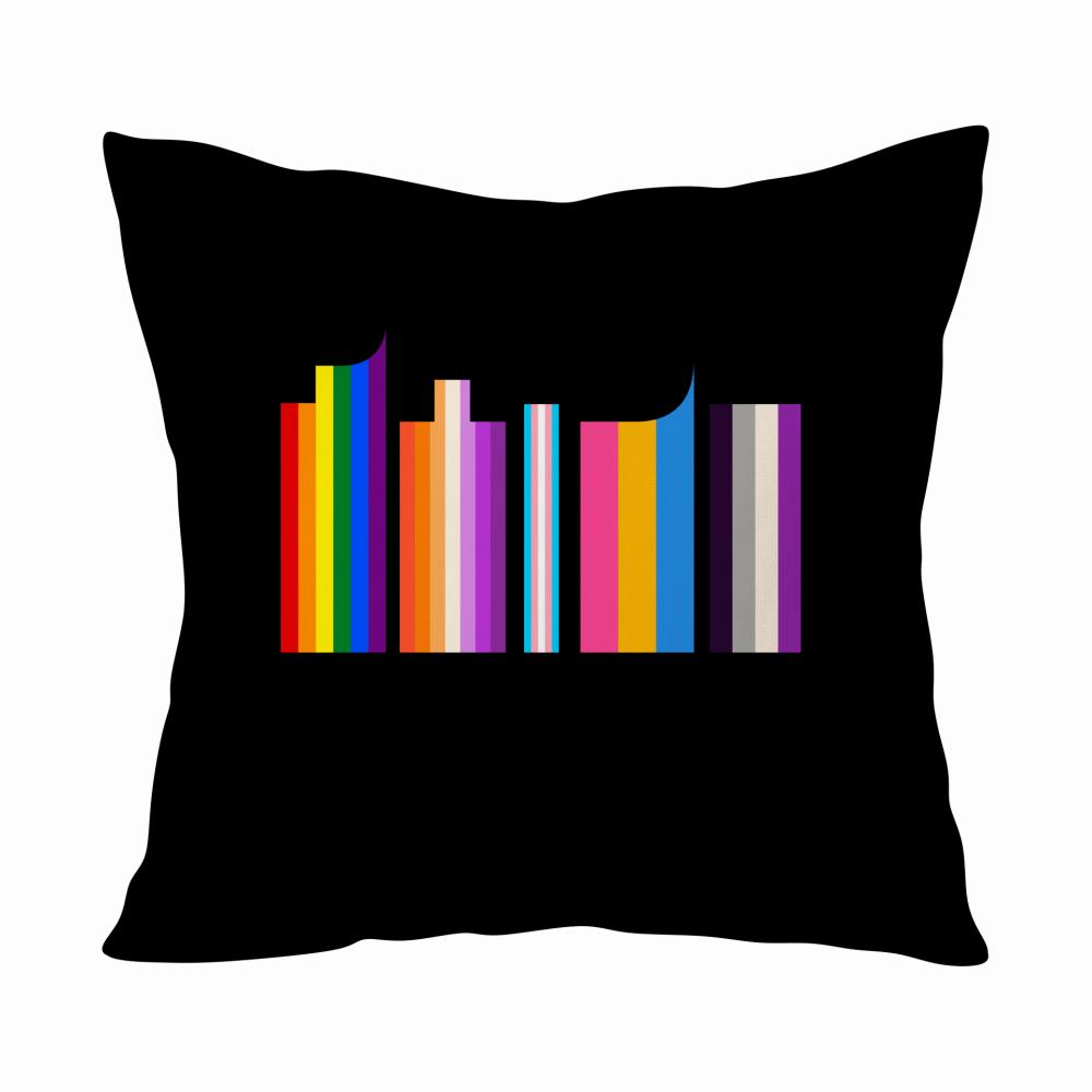 LGBT+ Pride 2 poduszka kolor jasnofioletowy