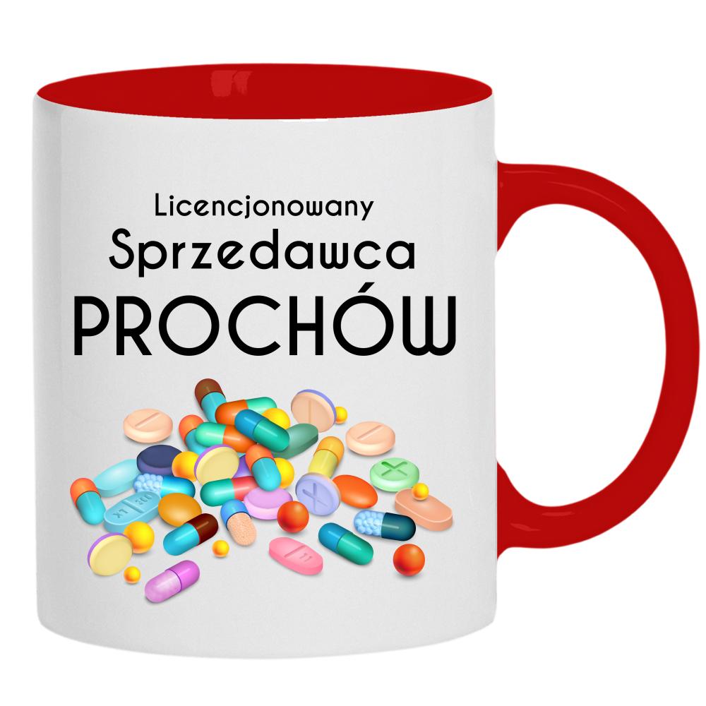 Licencjonowany sprzedawca prochów kubek ucho kolor
