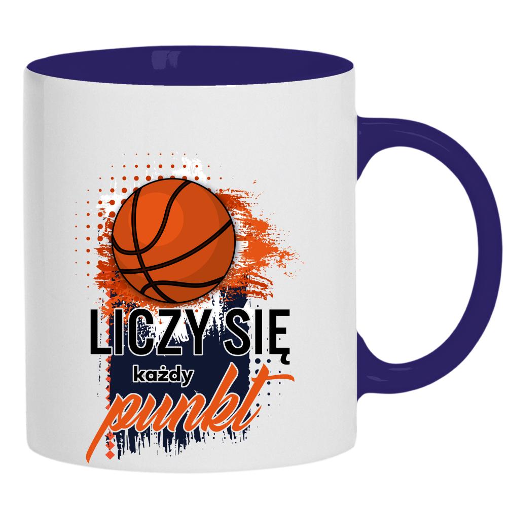 Liczy się każdy punkt kubek ucho kolor kolor navy