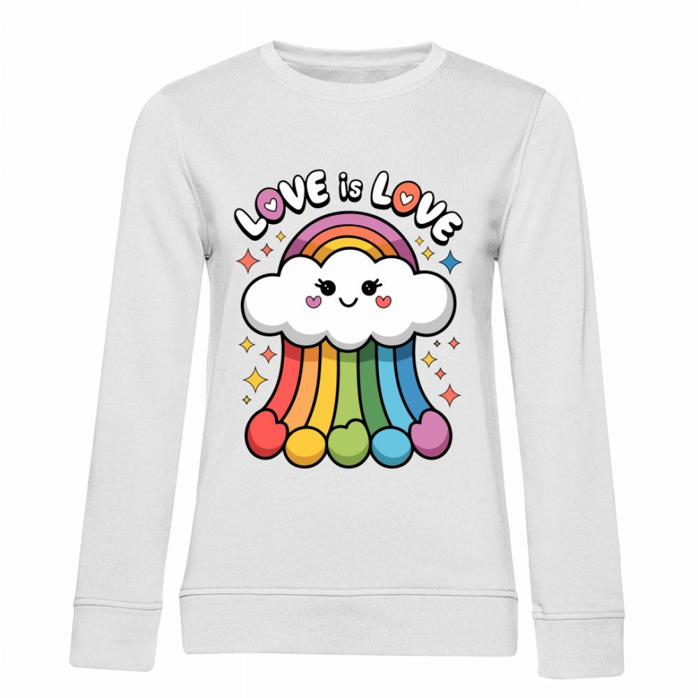 Love is Love 2 bluza damska bez kaptura