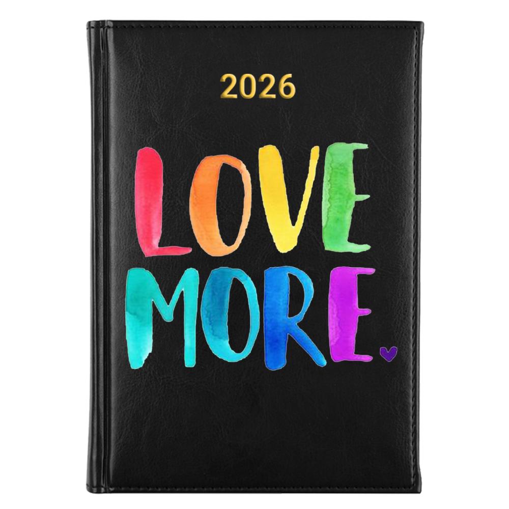 Love More kalendarz książkowy a5 2026