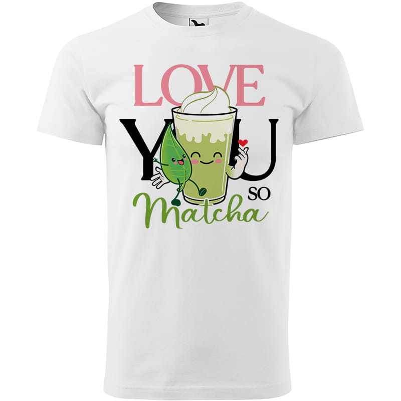 LOVE YOU MATCHA koszulka męska