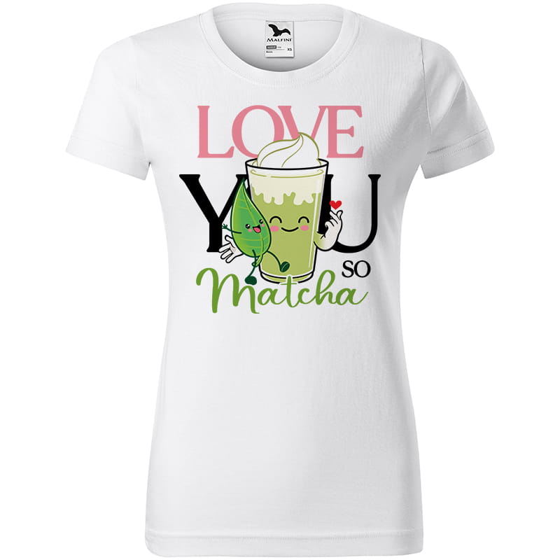 LOVE YOU MATCHA koszulka damska
