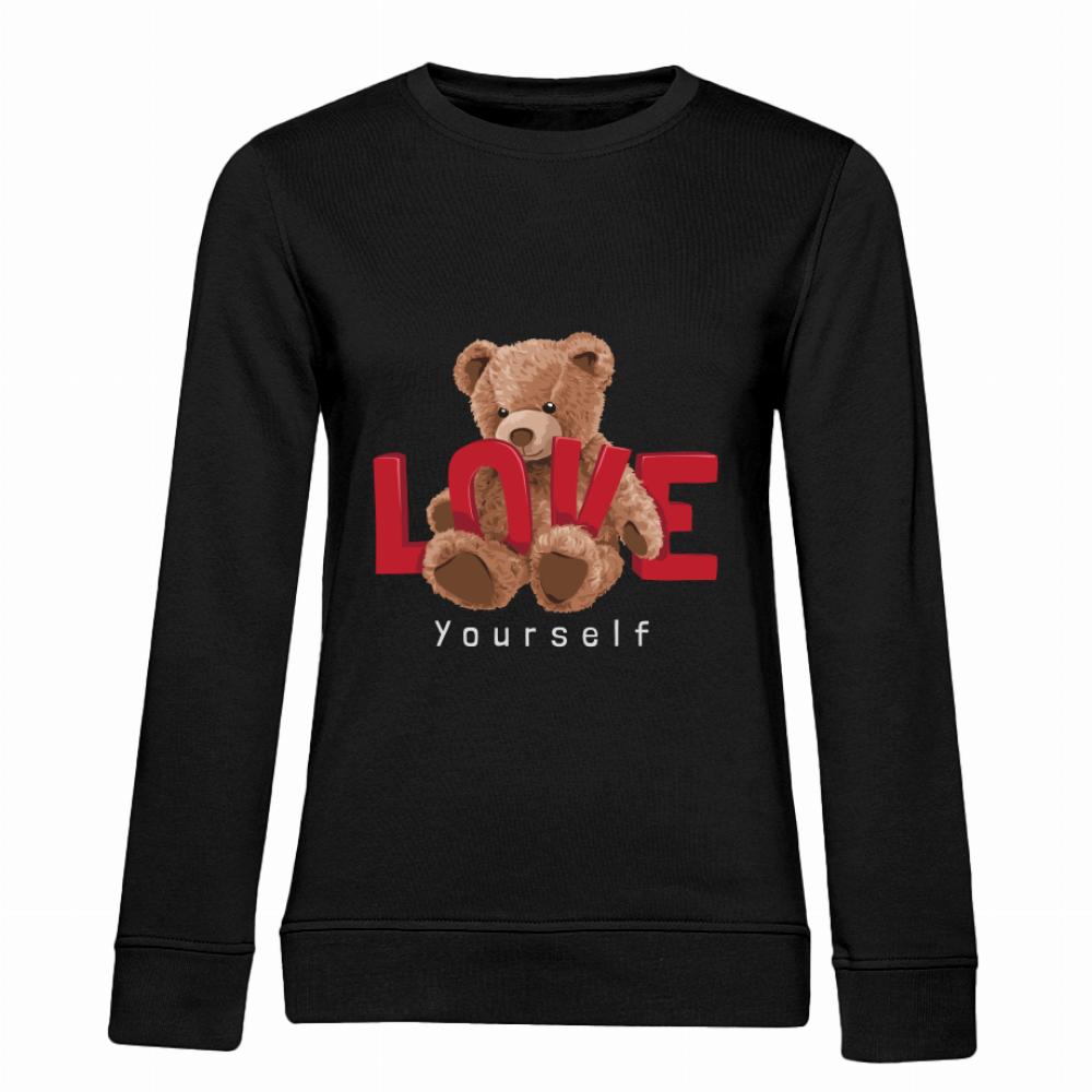 Love Yourself bluza damska bez kaptura