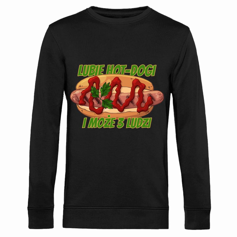 Lubie Hotdogi i Może 3 ludzi bluza męska bez kaptura