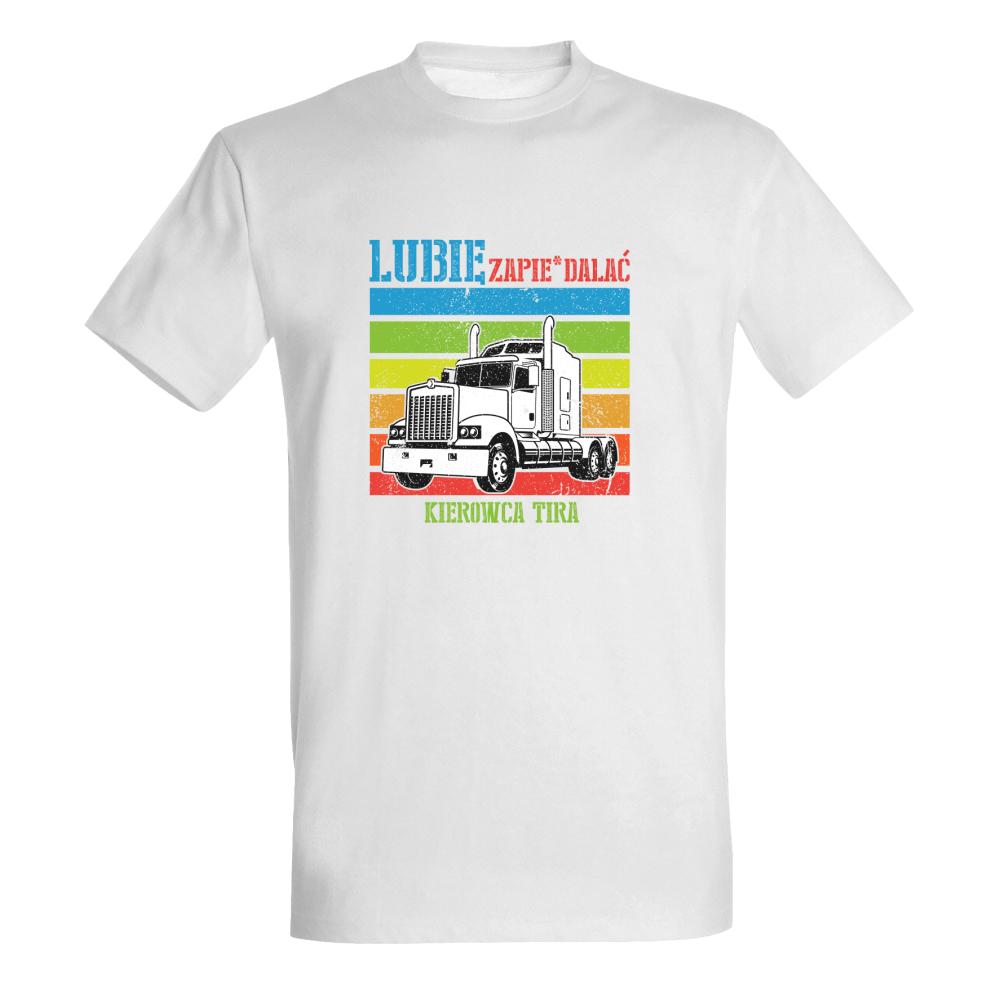 Lubię Zapier*alać Tir koszulka męska