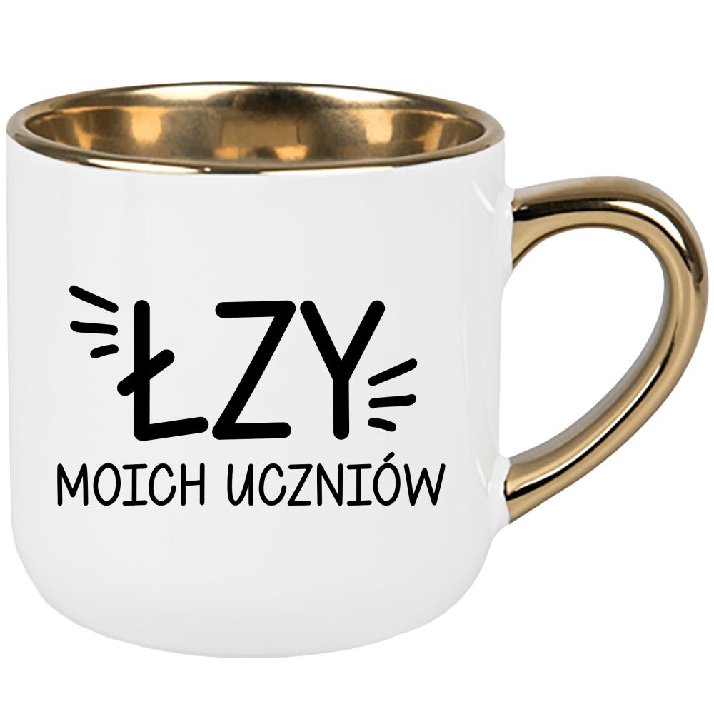 Łzy moich uczniów kubek elegant duży kolor biały