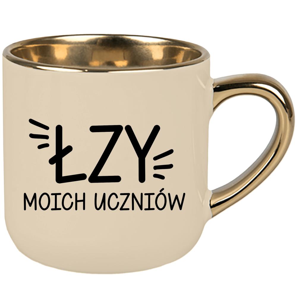 Łzy moich uczniów kubek elegant duży kolor kremowy