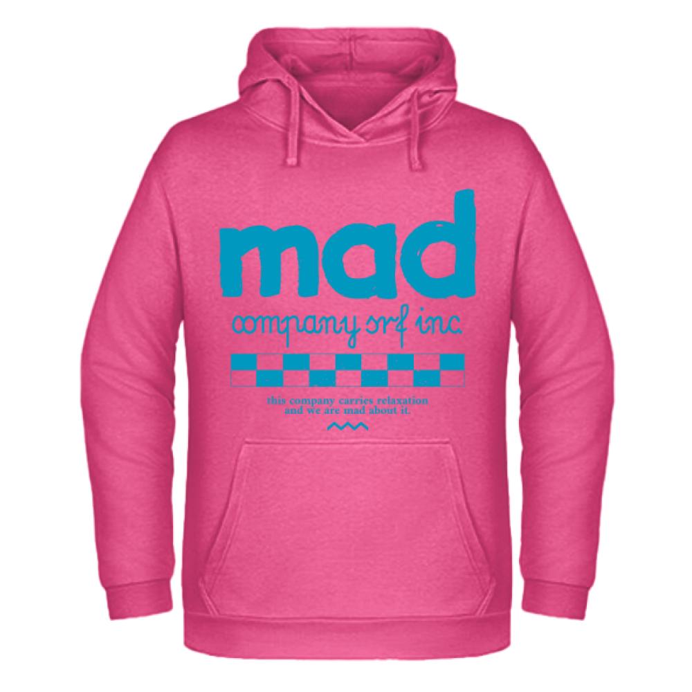 Mad company srf inc. bluza męska z kapturem kolor french rose