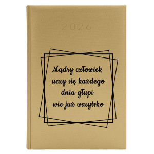 Mądry człowiek uczy się każdego dnia