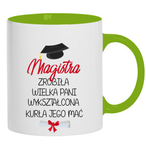 Magistra zrobiła. Wielka pani wykształcona