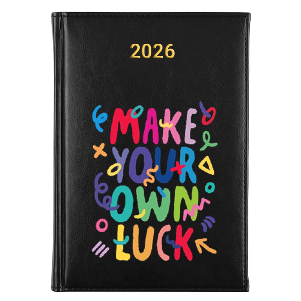 Make Your Own Luck kalendarz książkowy a5 2026