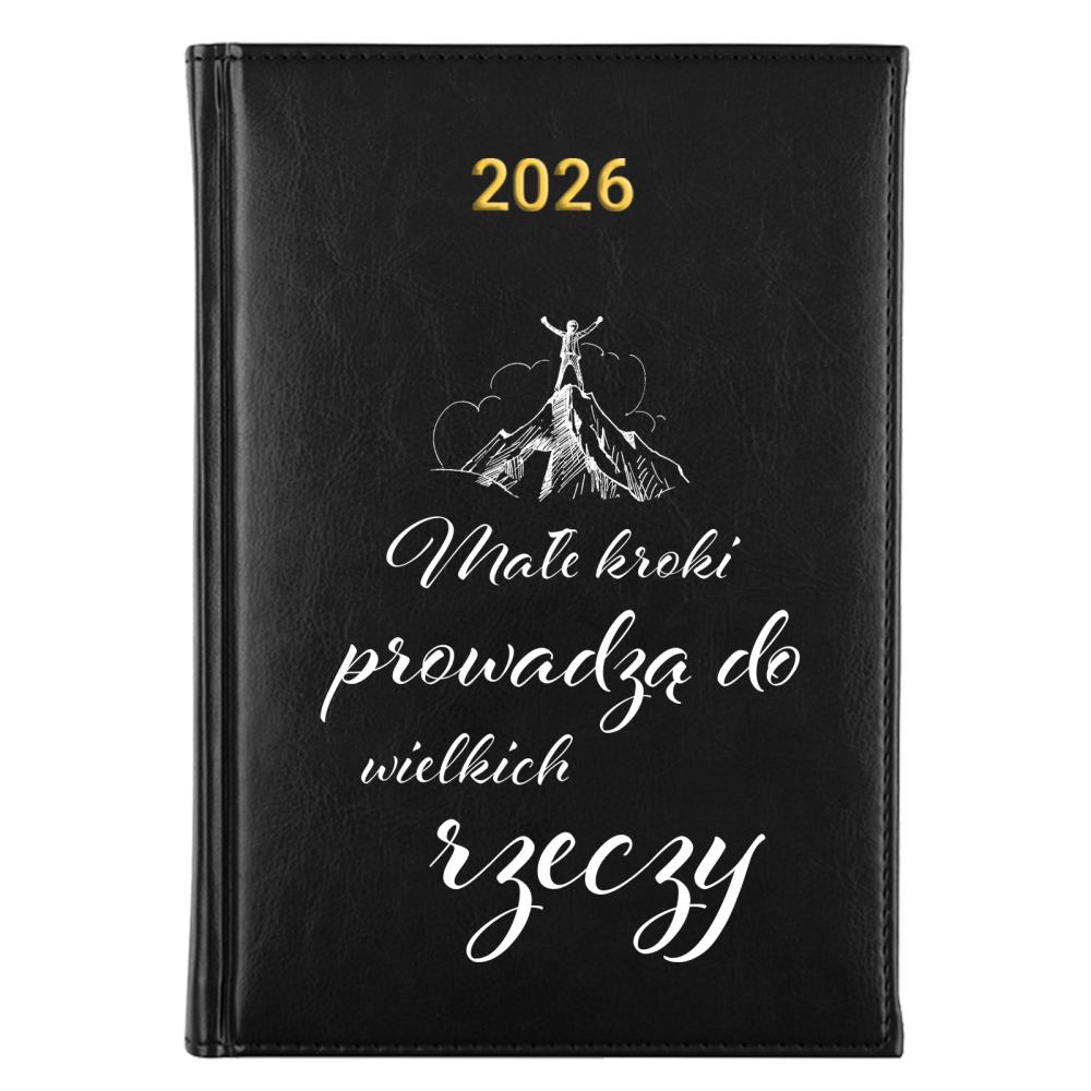 Małe kroki prowadzą do wielkich rzeczy kalendarz a5