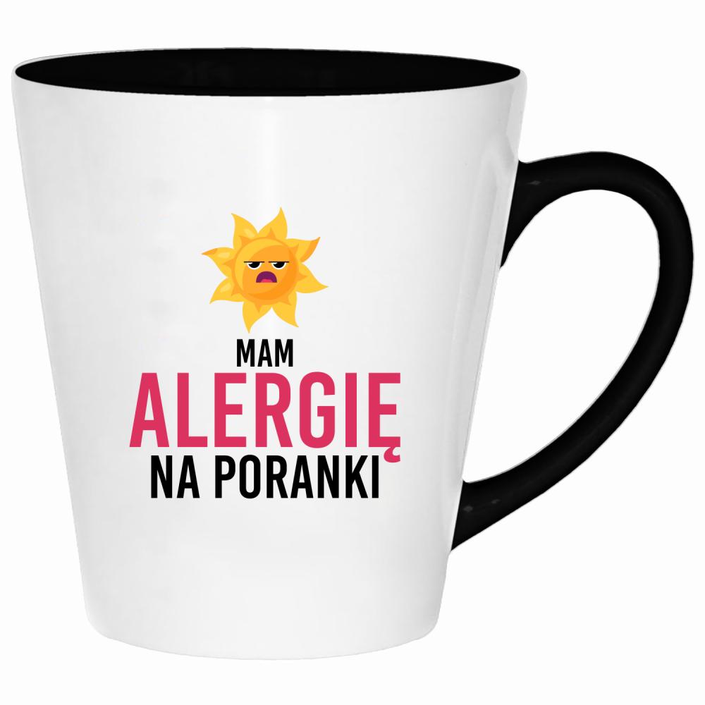 Mam alergię na poranki kubek latte kolor żółty