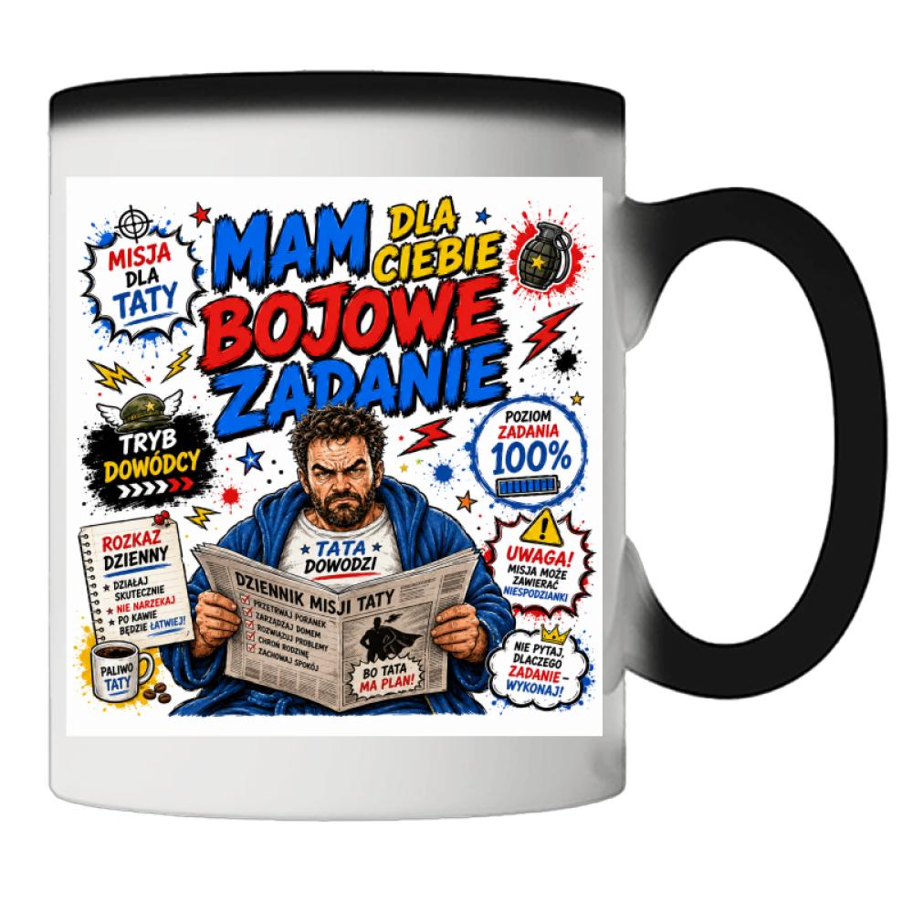Mam dla Ciebie bojowe zadanie kubek magiczny kolor zielony