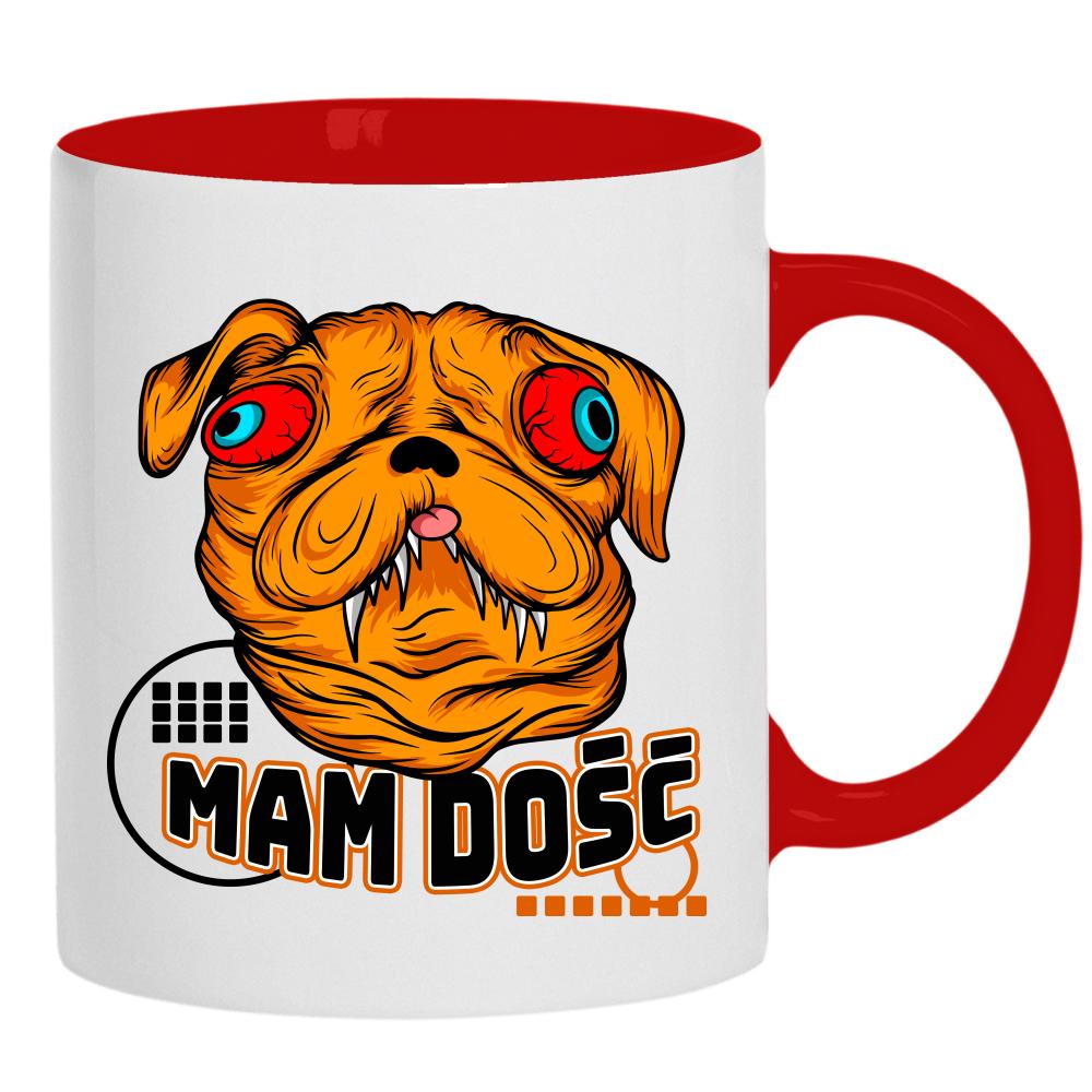 Mam dość kubek ucho kolor