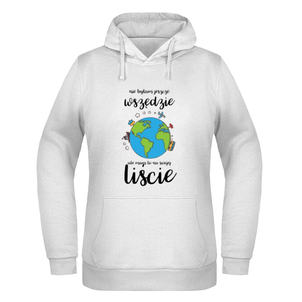 Mam na swojej liście bluza damska z kapturem