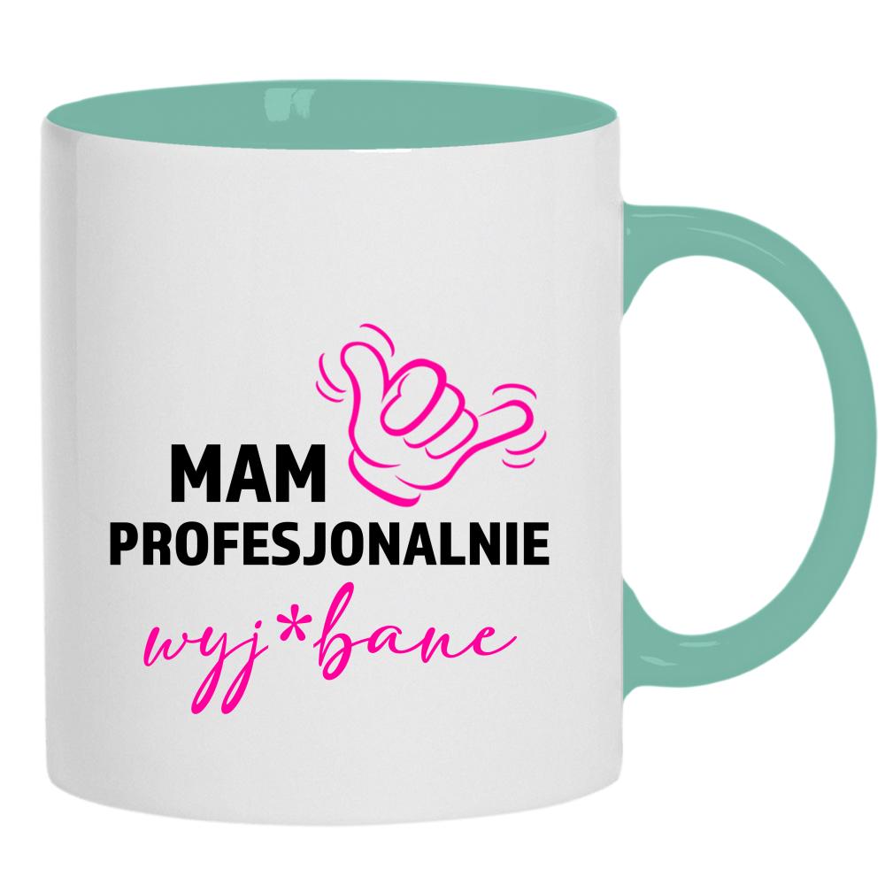 Mam profesjonalnie wyje#ane kubek ucho kolor kolor miętowo zielony