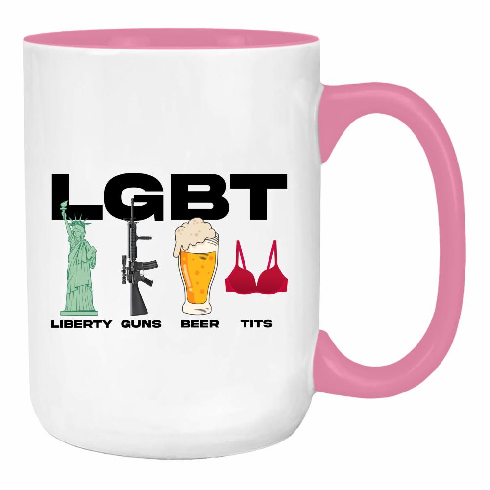 Mam swój styl, mam swoje zasady duży kubek ucho kolor kolor różowy