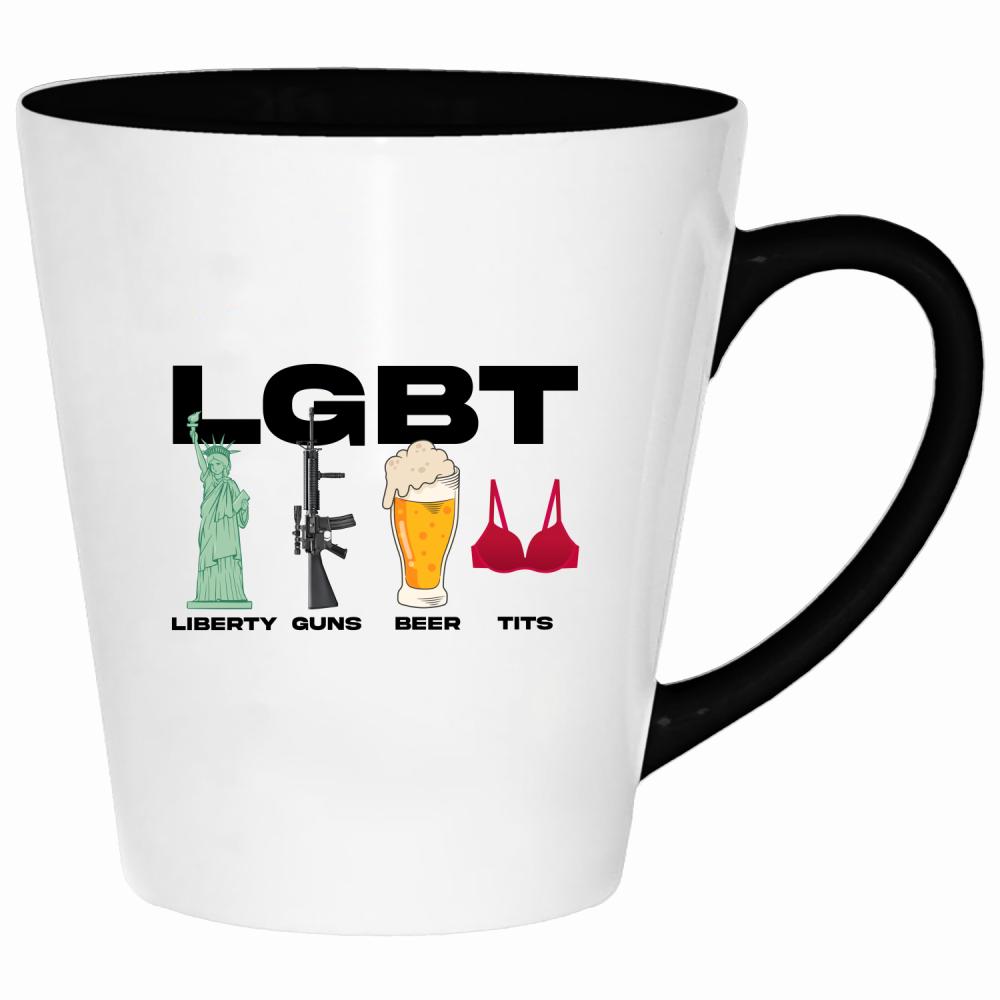 Mam swój styl, mam swoje zasady kubek latte kolor czarnyy