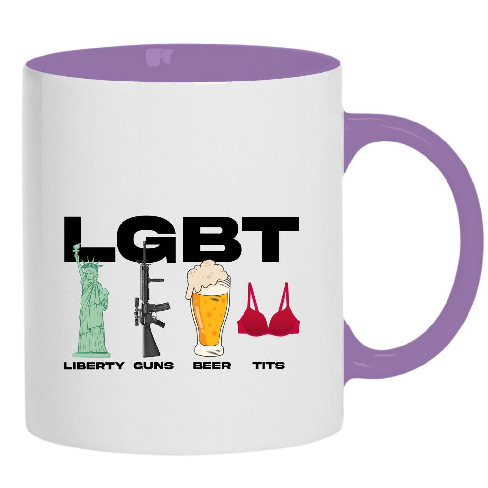 Mam swój styl, mam swoje zasady kubek ucho kolor kolor jasnofioletowy