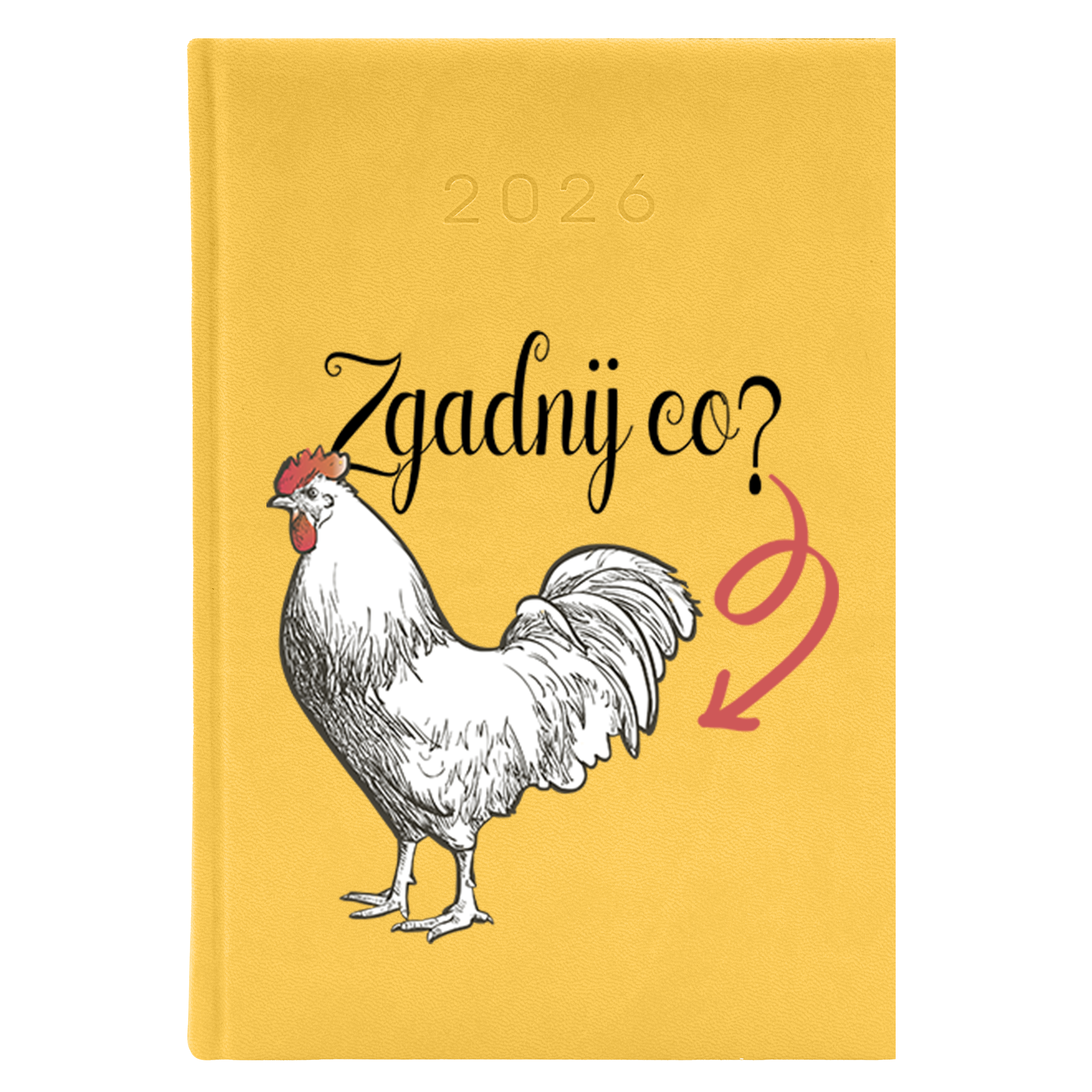 Mam to gdzieś kalendarz książkowy a5 2026 kolor żółty kalendarz