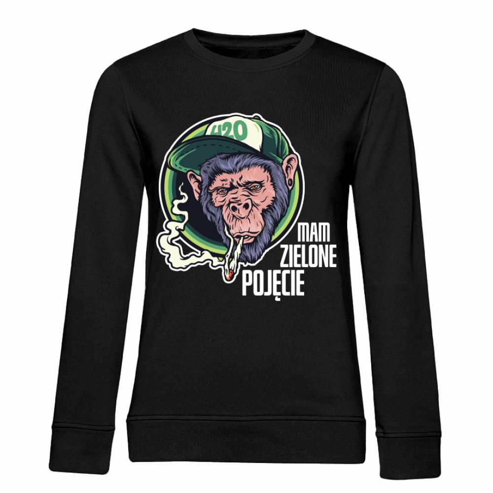 MAM ZIELONE POJĘCIE bluza damska bez kaptura