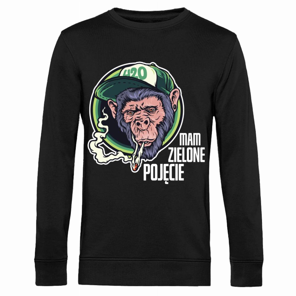 MAM ZIELONE POJĘCIE bluza męska bez kaptura