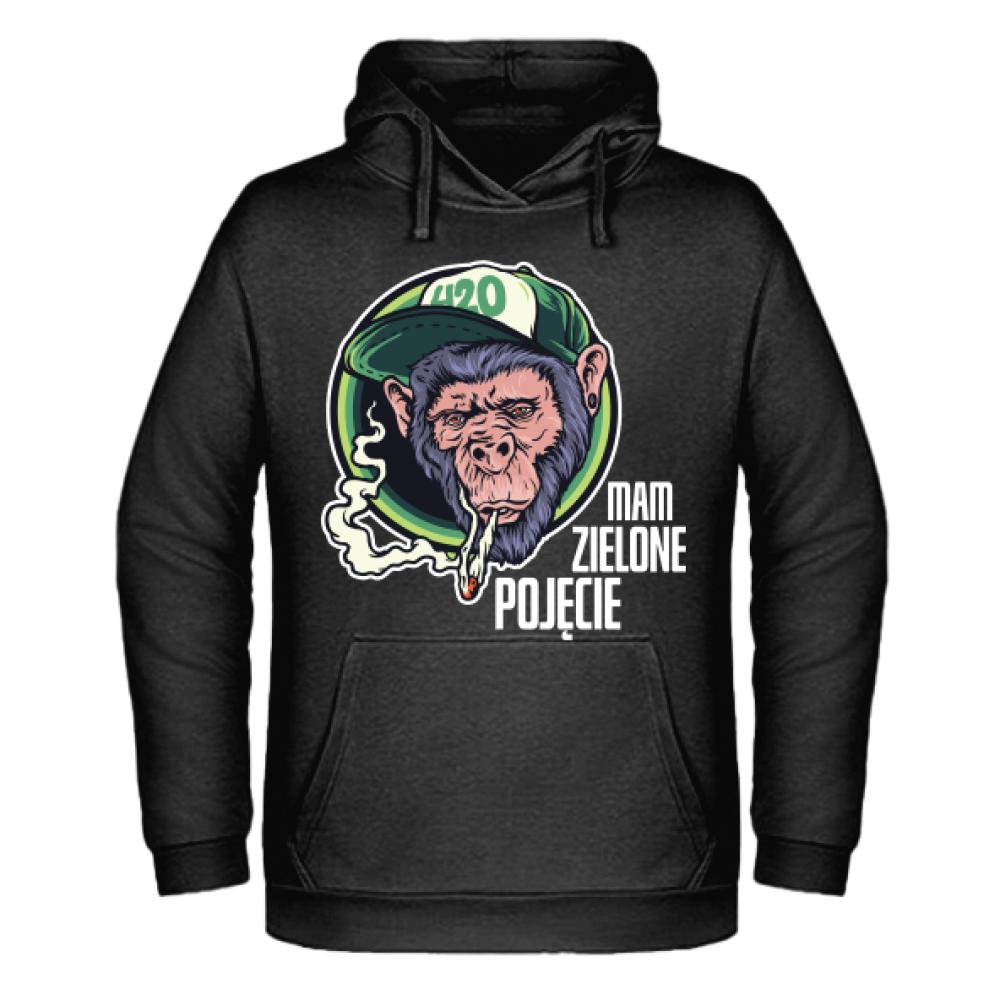 MAM ZIELONE POJĘCIE bluza męska z kapturem
