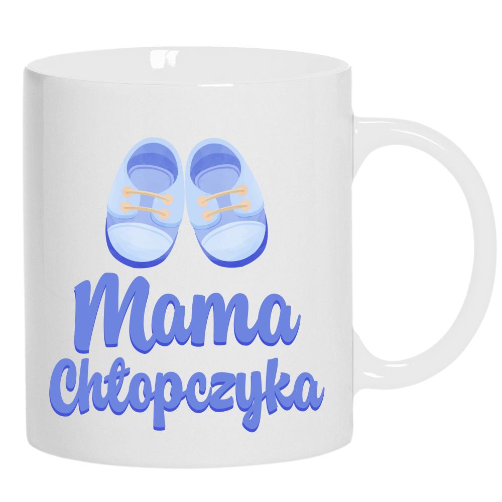 Mama Chłopczyka kubek ucho kolor kolor biały