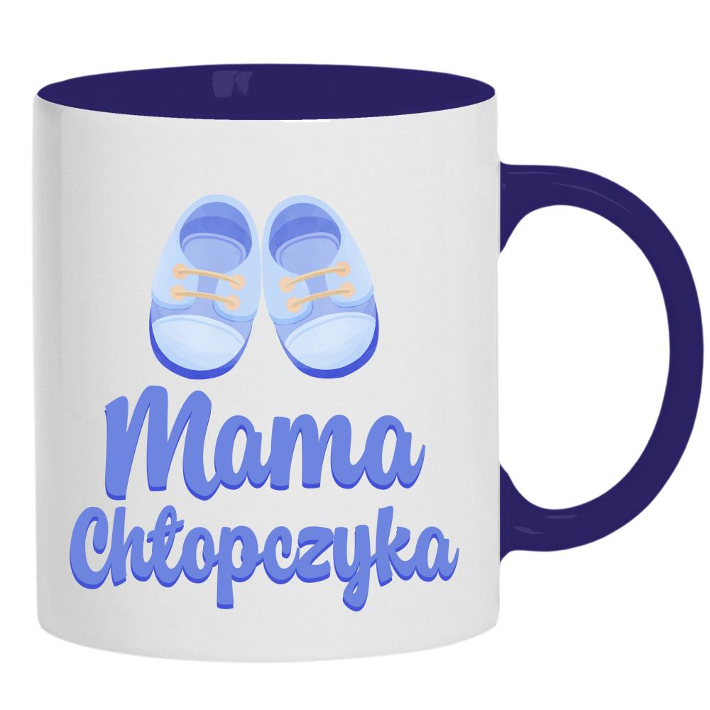 Mama Chłopczyka kubek ucho kolor kolor navy