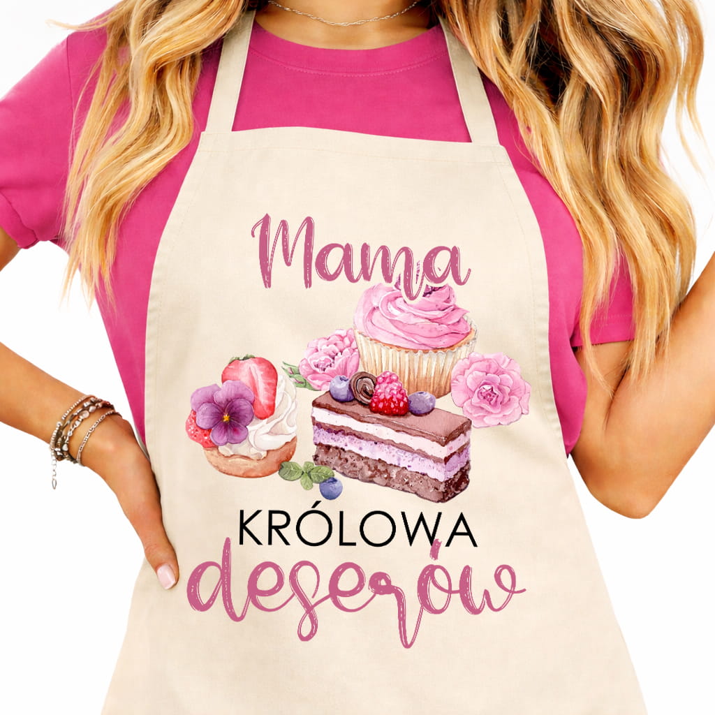 Mama, królowa deserów fartuch