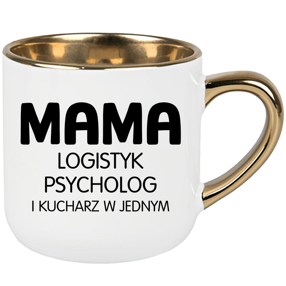 Mama – logistyk, psycholog i kucharz w jednym kubek elegant duży