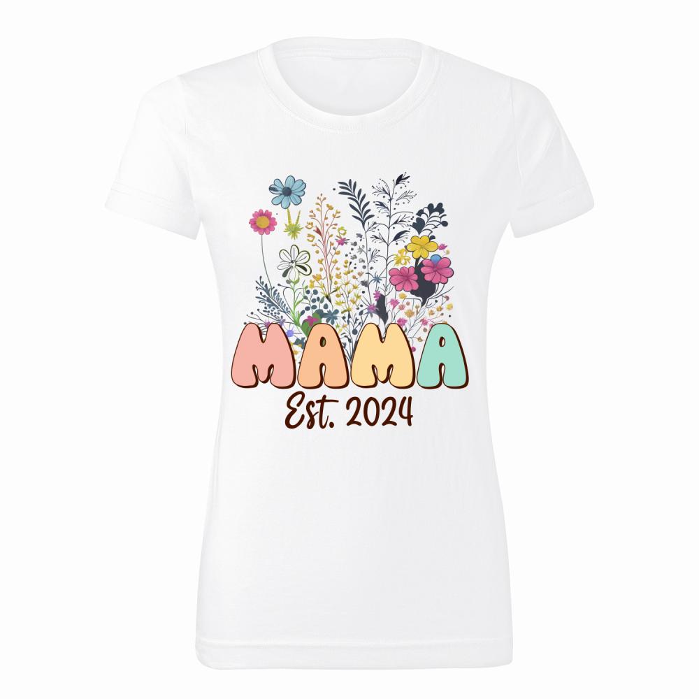 Mama od 2024 roku koszulka damska