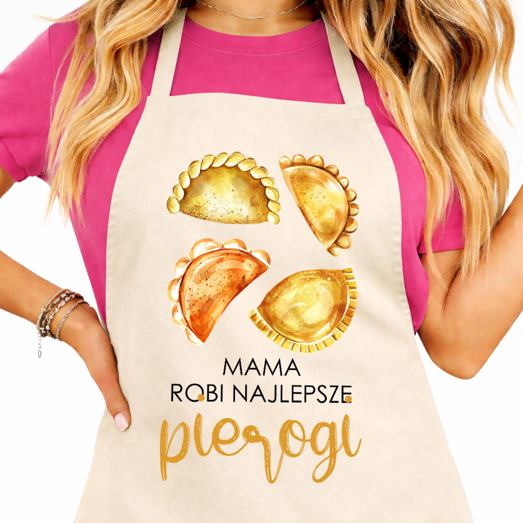 Mama, robi najlepsze pierogi fartuch