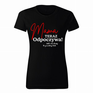 Mama teraz odpoczywa coś chcesz to zawołaj tatę