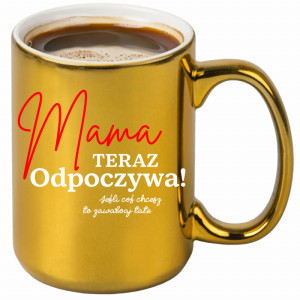 Mama teraz odpoczywa coś chcesz to zawołaj tatę