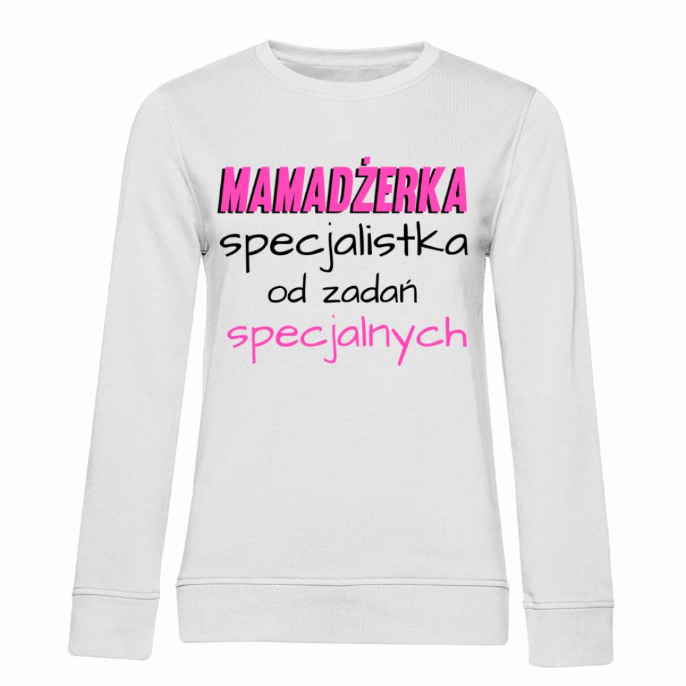 Mamadżerka – specjalistka od zadań specjalnych bluza damska bez kaptura