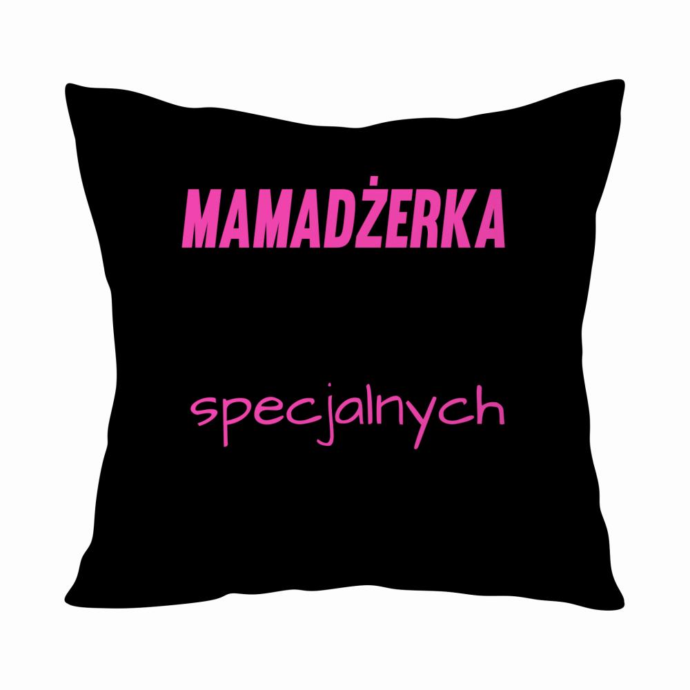 Mamadżerka – specjalistka od zadań specjalnych poduszka kolor zielony