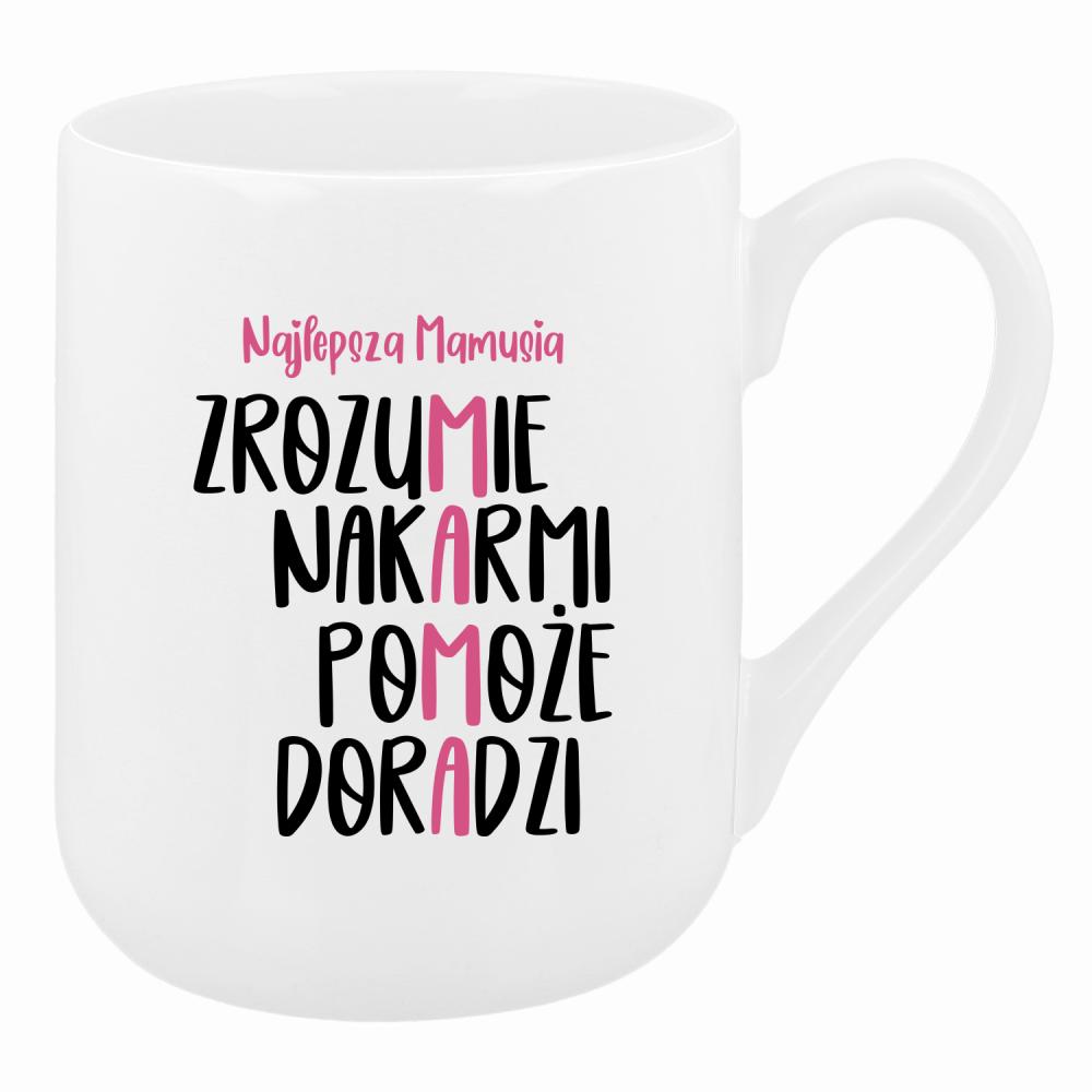 Mamo, dziękuję, że jesteś. Jesteś najlepsza kubek coffee kolor biały