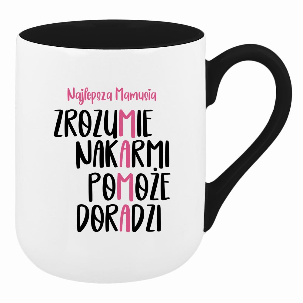 Mamo, dziękuję, że jesteś. Jesteś najlepsza kubek coffee kolor różowy
