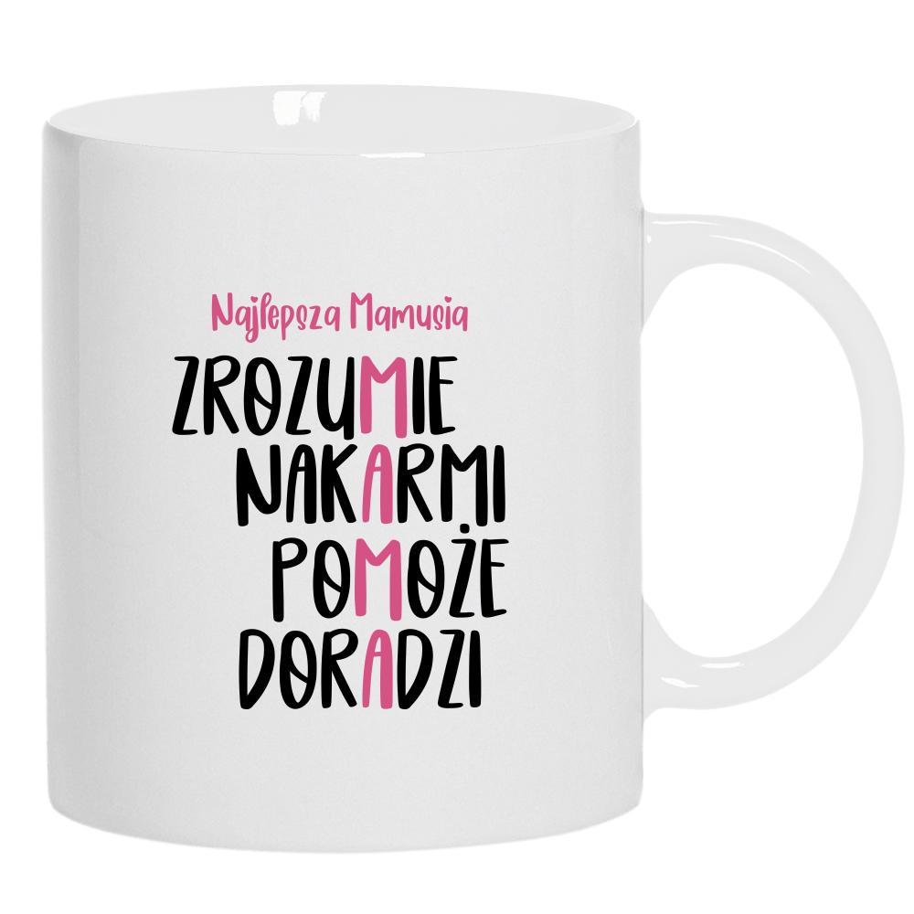 Mamo, dziękuję, że jesteś. Jesteś najlepsza kubek ucho kolor kolor biały