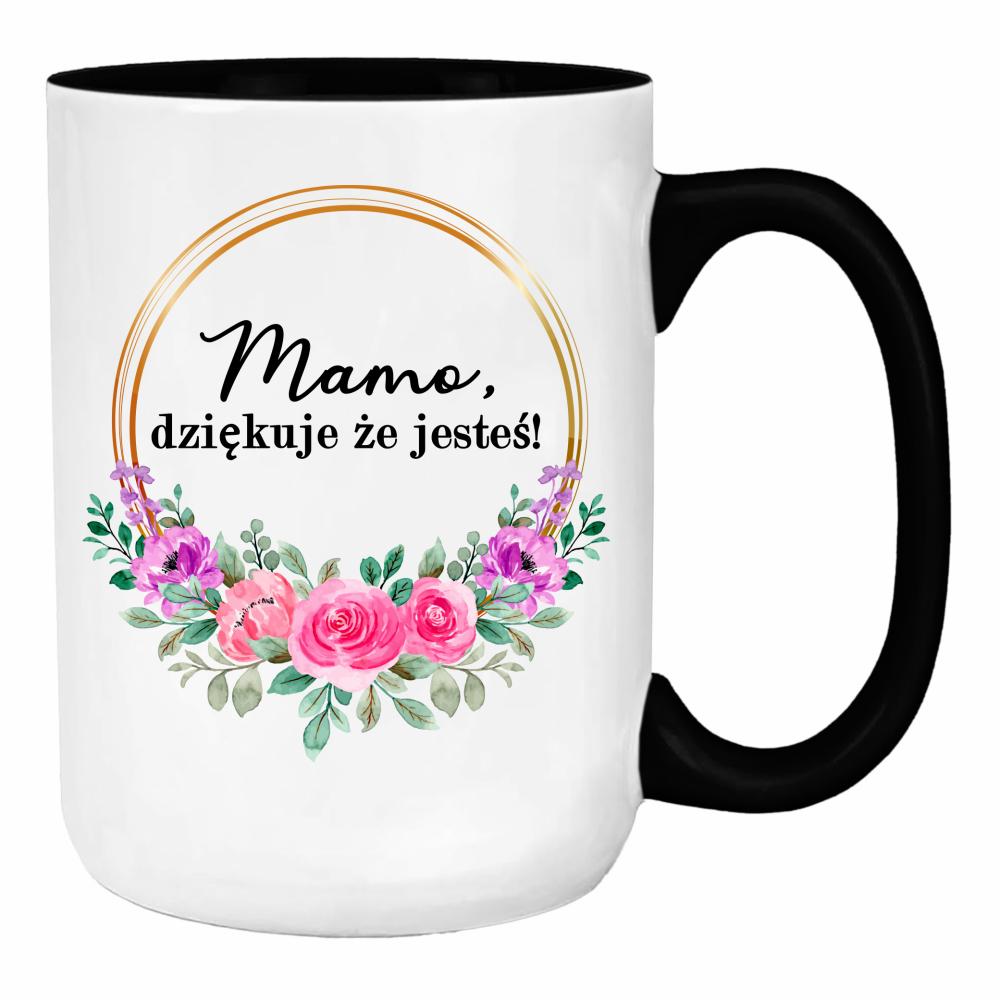 Mamo, dziękuję, że jesteś duży kubek ucho kolor